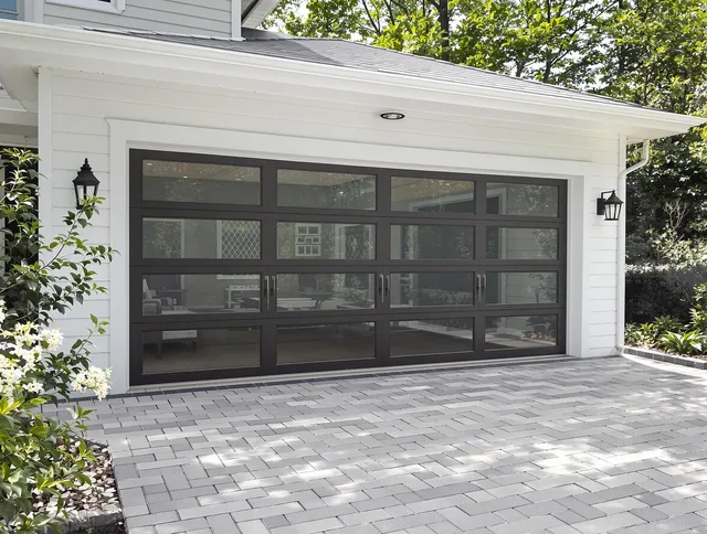 Lakewood Garage Door Repair design specialist presenting custom garage door options to Lakewood homeowner