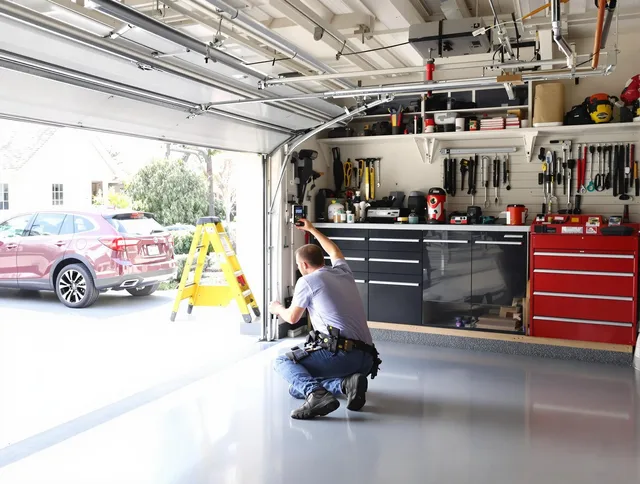 Local garage door repair service by Lakewood Garage Door Repair in Lakewood